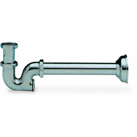 Sifone di scarico a colonna per lavabo/bidet cromo