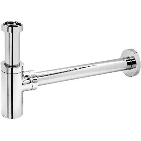 SIFONE DI SCARICO TELESCOPICO A BOTTIGLIA BOB 1"1/4 Cromo