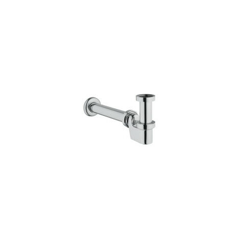 Sifone di scarico tondo ribassato minimalista per lavabo
