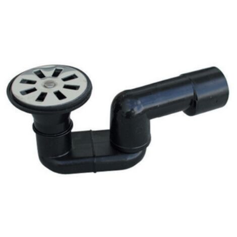 SIFONE DOCCIA PEHD NERO SALDABILE CON USCITA DIAM.40  VALSIR Ingr. 80 VALSIR PZ 5