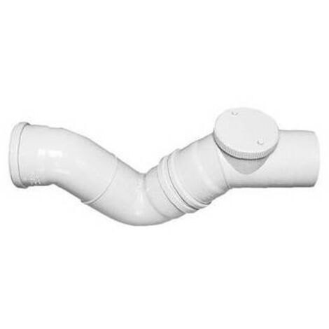 Sifone Firenze completo d'ispezione con tappo a vite.(DianFlex) Misura: Diam. 90
