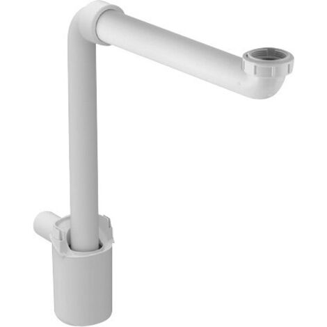 Sifone moderno bianco Duravit per lavabo
