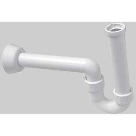 SIFONE ORIENTABILE BIANCO PER LAVABO - Ø 40 x 1"1/4