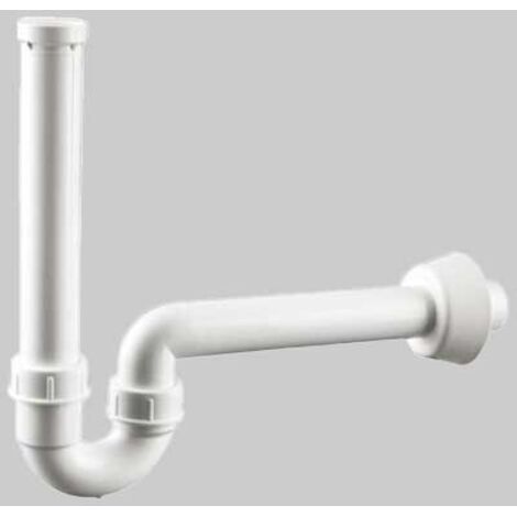 SIFONE ORIENTABILE PER LAVABO CON ROSONE - 1" 1/4 x 40