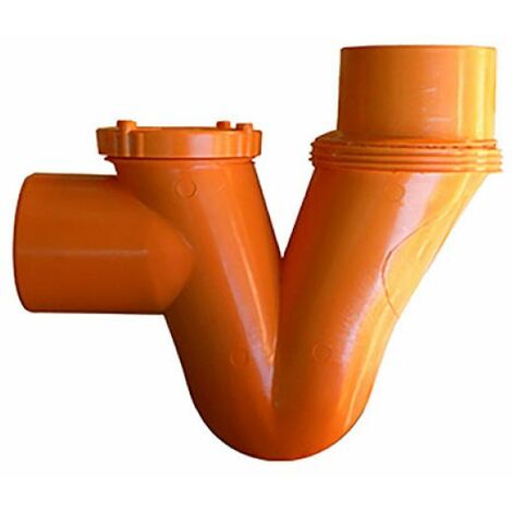 SIFONE ORIZZONTALE VERTICALE 1 TAPPO SALDATO Diam. 100