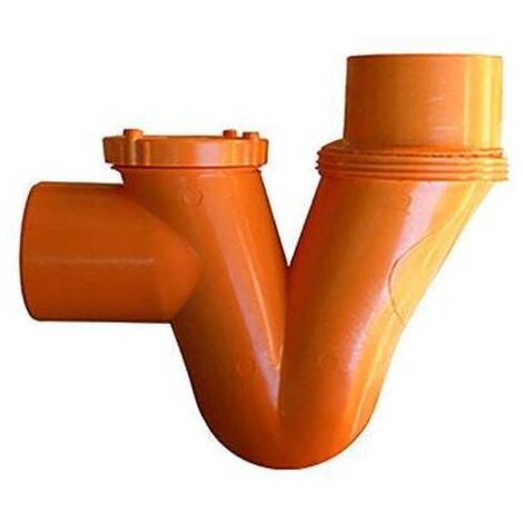 SIFONE ORIZZONTALE VERTICALE 1 TAPPO SALDATO Diam. 100