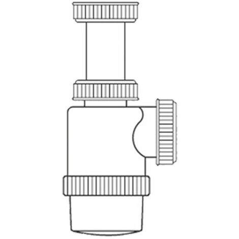 Sifone per bottiglia estensibile 1'' 1/2''