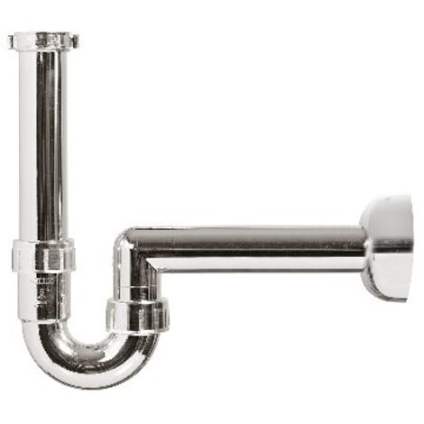 SIFONE PER LAVABO ABS METALLIZZATO 11/4 - 1 - D. 40 mm Ghidini