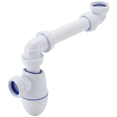 Sifone per lavabo Easyphon con bocca posteriore, BMT02