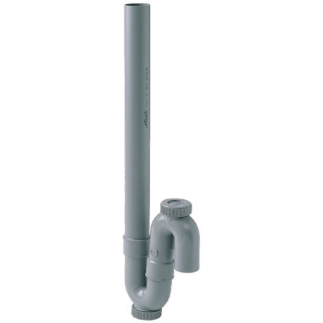 Sifone per lavatrice in PVC uscita verticale Ø40