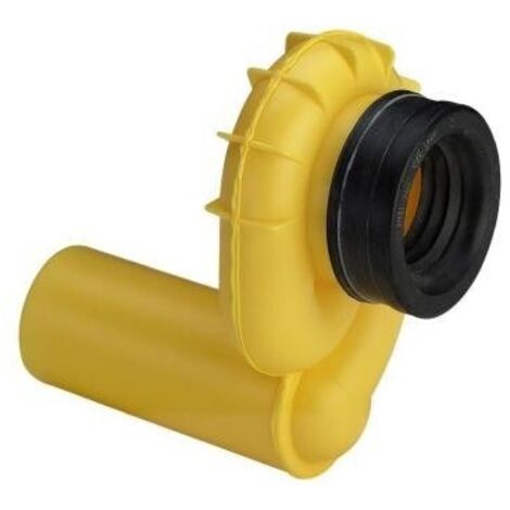 Sifone per orinatoio orizzontale O 50, plastica, giallo