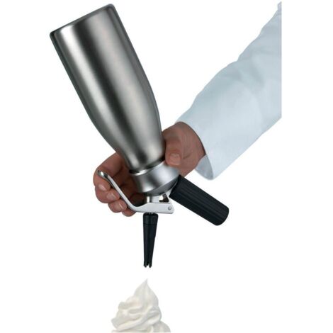 sifone per panna montata in acciaio inox 0,5l fredda e tiepida - 4051 - kayser