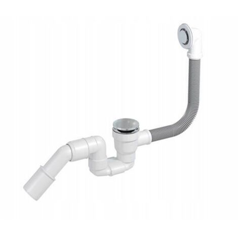 Sifone per vasca - Click-Clack Chrome pulito dall'alto Bathloc