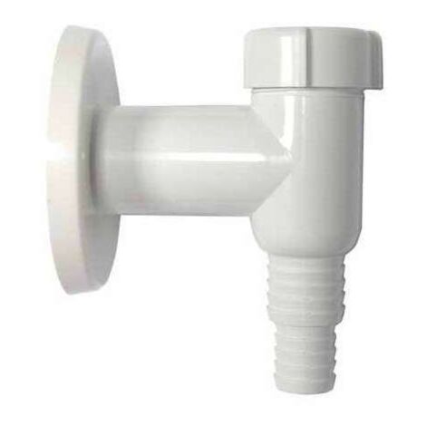 SIFONE PP LAVATRICE ESTERNO - PP BIANCO CON VALVOLA MM 32