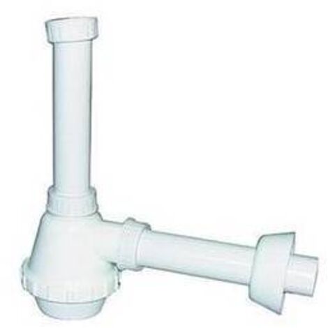 SIFONE PVC 1 VIA S / PILETTA PER INOX 11/2 Diam. 40 DH