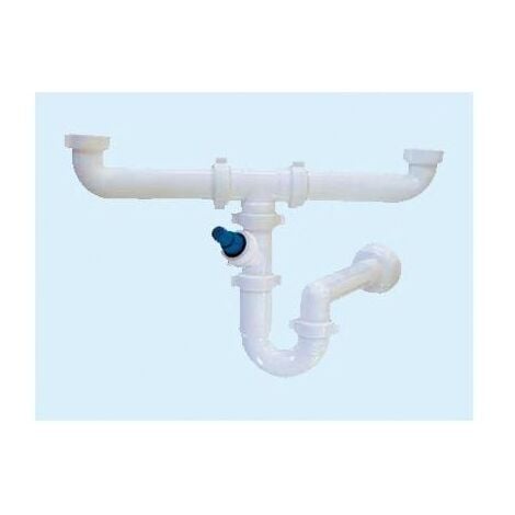 SIFONE PVC 2 VIE BASSO INGOMBRO ART.810