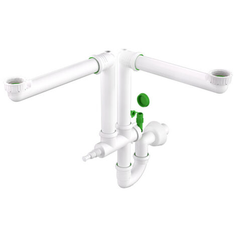 SIFONE SALVA SPAZIO 2 VIE RING-ONE PER LAVELLI CUCINE- 11/2- BONOM- pezzi 1