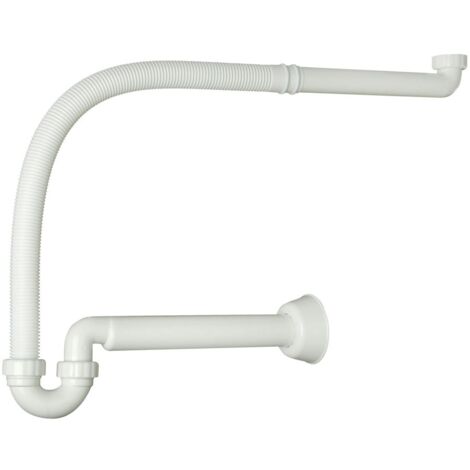 Sifone salva-spazio in PP connessione flessibile - Misura 1"1/4 × ø40 2126.5546