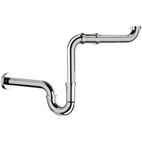 Sifone salvaspazio cromato 1”1/4 x Ø32