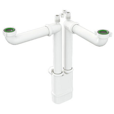 Sifone salvaspazio per lavelli cucina galileo 2 1"1/2 x diam. 40 mm