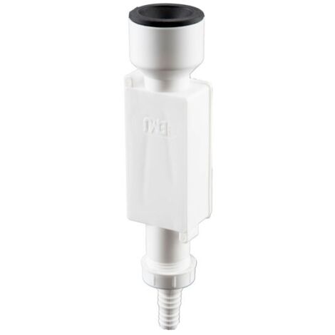 Sifone scarico condensa esterno in polipropilene bianco M722