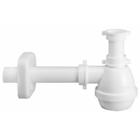 SIFONE TIPO &quotM&quot PER LAVELLI INOX AD 1 VIA SENZA PILETTA (MARCHIO LIRA) 1&quot1/2