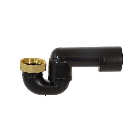 Sifone vasca snodato in phed con dado in ottone 1"1/4