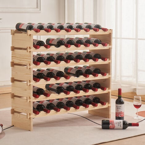 Étagère de rangement pour bouteilles de vin pliantes, installation gratuite  de 3-10 HI, vin en bois T1, ménage, fournitures de décoration pour la  maison - AliExpress