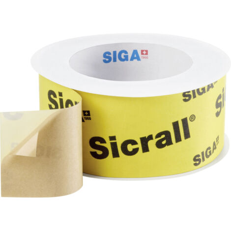 Siga Klebeband Sicrall 15 m x 6 cm gelb Dichtbänder