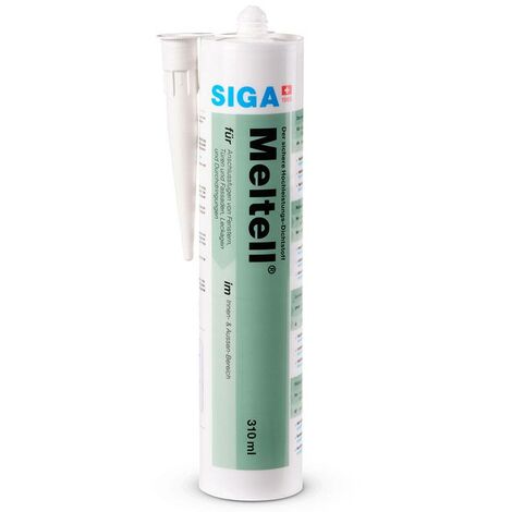 Siga Meltell 310 white Hochleistungs-Dichtstoff 310 ml Kartusche Innen Außen