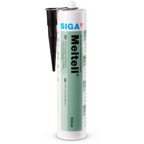 Siga Meltell 320 black Hochleistungs-Dichtstoff 310 ml Kartusche Innen Außen