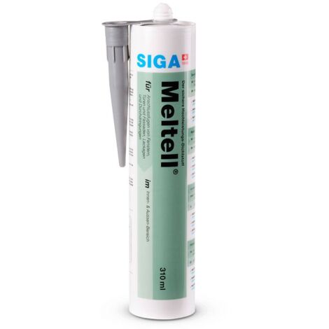Siga Meltell 330 grey Hochleistungs-Dichtstoff 310 ml Kartusche Innen Außen