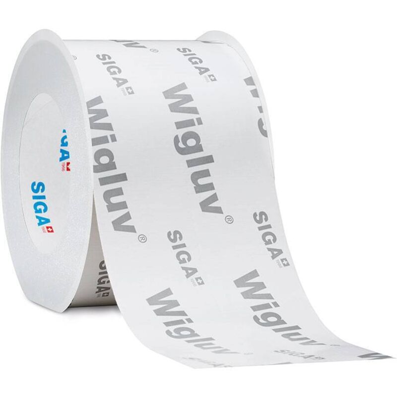 Siga Wigluv ® 100 Einseitig Stark Klebendes Band Für Dach- Und Fassadenbahnen 100mm X 25m, Rolle