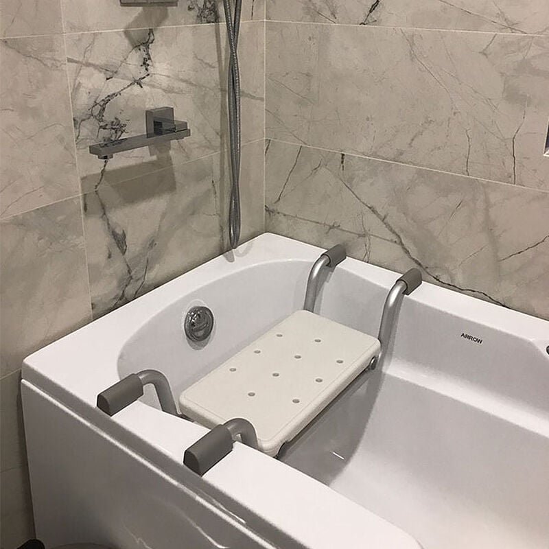 Siège de Baignoire Charge Maximale 136 kg Blanc Dimensions 73-832218cm