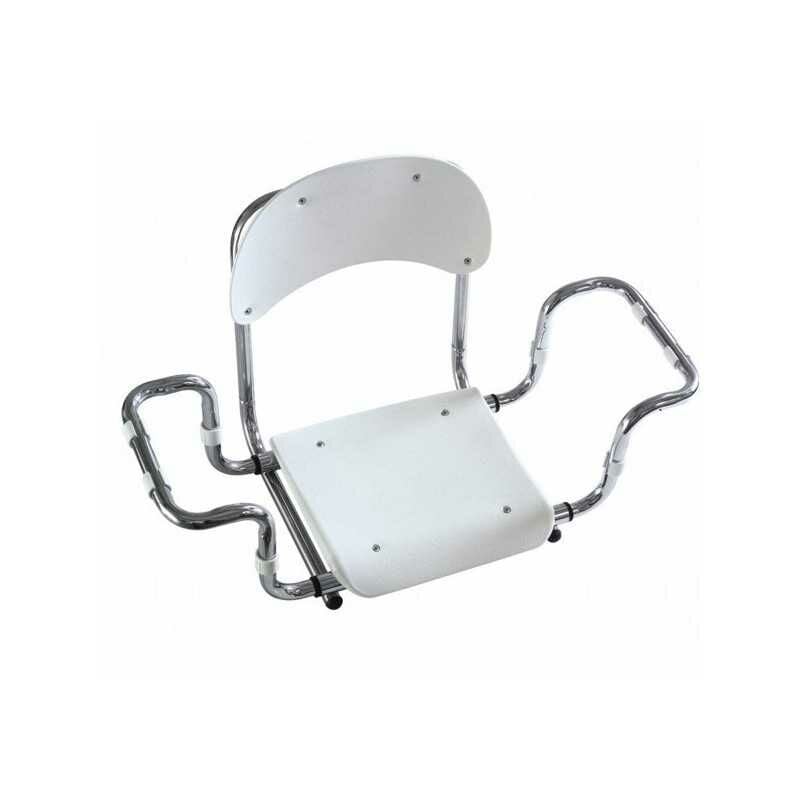 Xtra - Siège de baignoire en polypropylène avec dossier