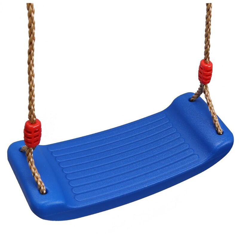 WAY - Siège de Balançoire pour Enfants - Charge Maximum 100kg (Bleu)