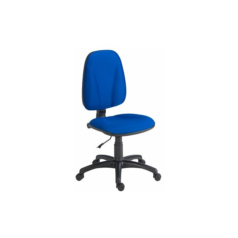 Chaise de bureau Prestige/Jupiter tissu non feu bleu - Bleu
