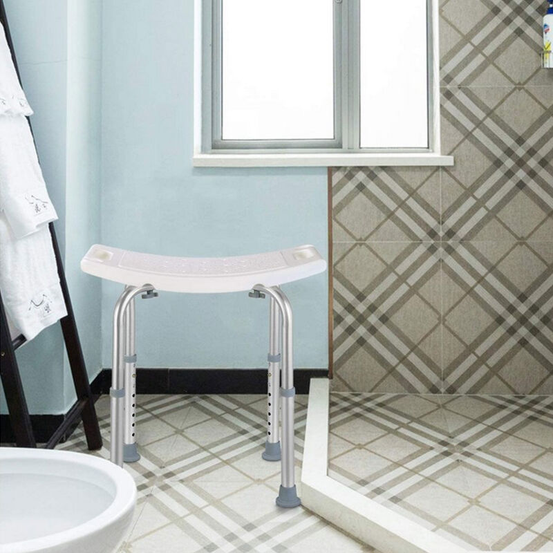 Sifree - Siège de Douche Tabouret de Douche à Hauteur réglable - blanc 513960.5cm