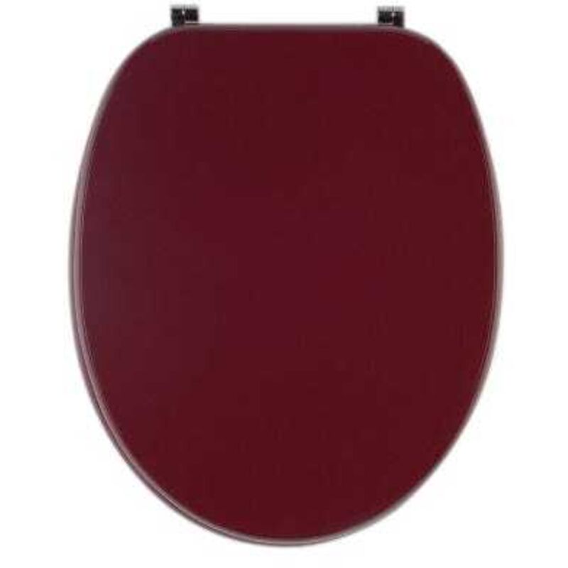 Kiamami Valentina - Siège De Toilette Universel De Couleur Rouge Amarante