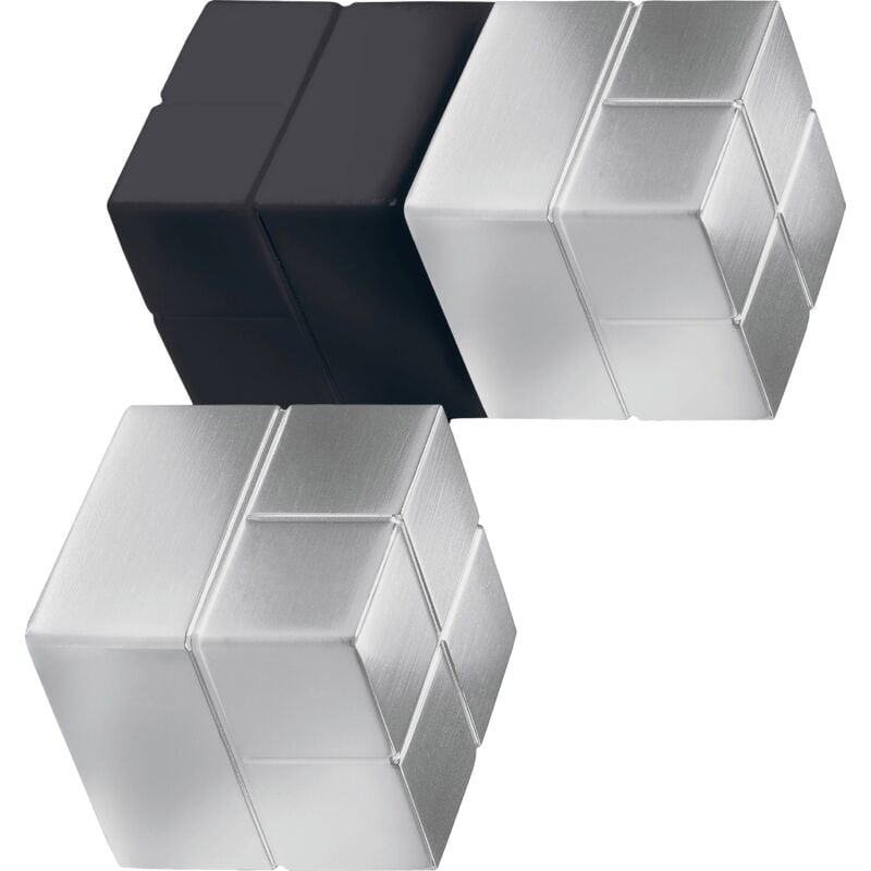 Aimant Néodyme C20 Super-Strong (l x h x p) 20 x 20 x 20 mm cube argent 2 pc(s) BA706 - Sigel