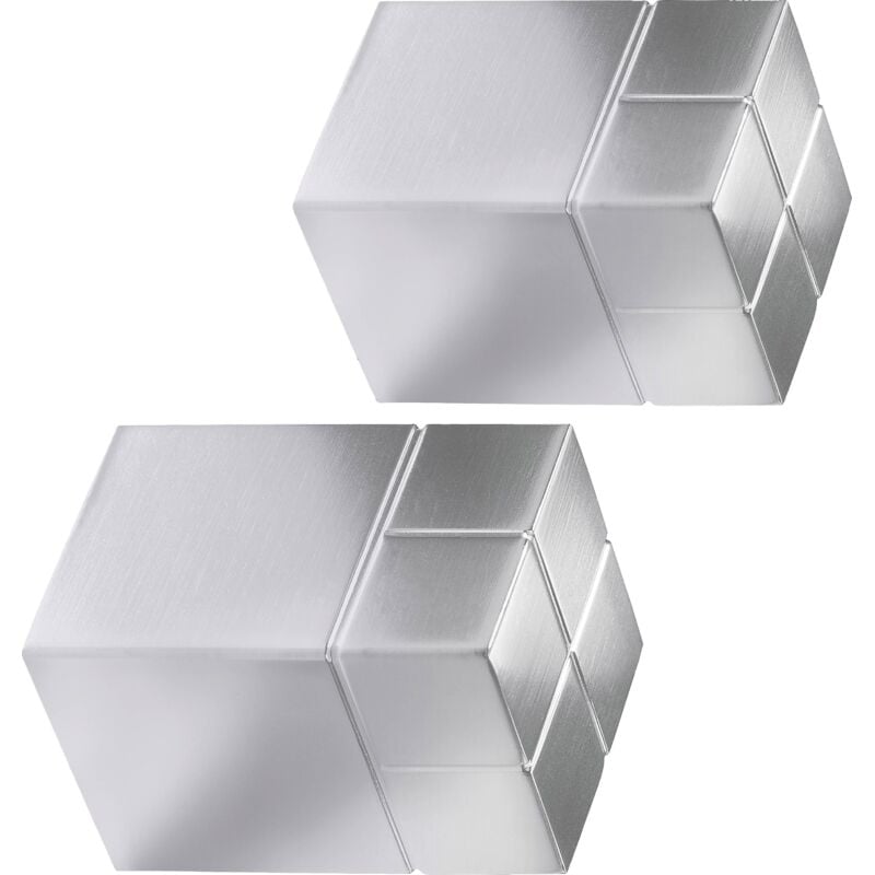 Aimant Néodyme C30 Ultra-Strong (l x h x p) 20 x 30 x 20 mm cube argent 2 pc(s) BA707 - Sigel