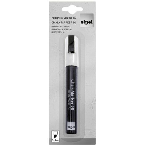Sigel BA181 BA181 Marqueur craie blanc 1 mm, 5 mm D313022