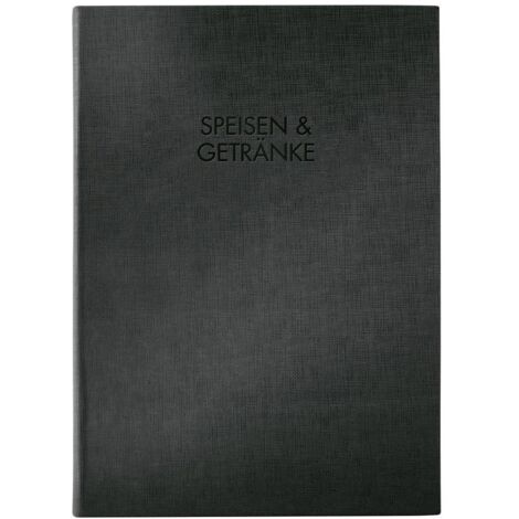 Sigel Cartellina di menu SM111 Nero 1 pz.