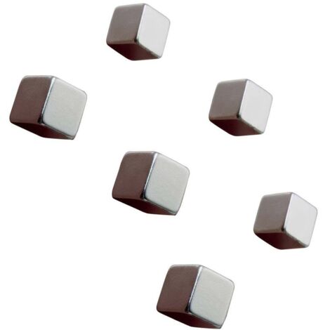 Sigel Magnete neodimio BA192 (L x A x P) 10 x 10 x 10 mm cubo Argento 6 pz. BA192