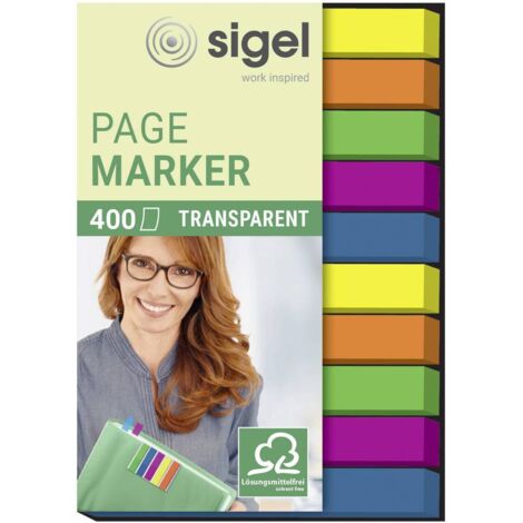 Sigel Marquage adhésif HN617 vert, bleu, violet, jaune, orange