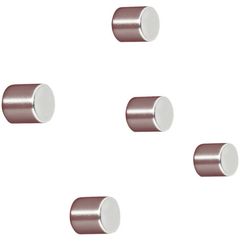 Sigel Neodym Magnet C5 "Strong" (Ø x H) 10 mm x 10 mm Zylinder Silber 5 St. BA700