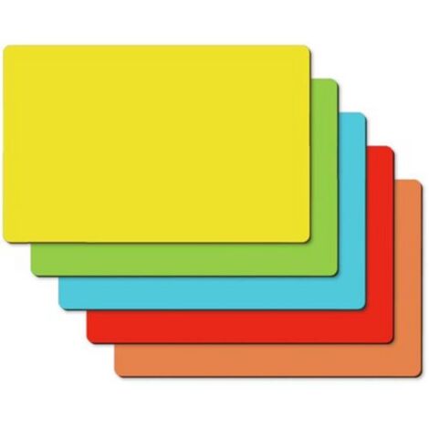 Sigel Note adhésive MU103 15 cm x 10 cm bleu, jaune, vert, orange, rouge 25 pc(s)