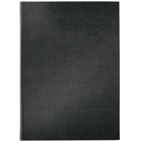 SIGEL SM110 Cartellina portamenù con rilegatura ad elastico, nero, per A4, senza stampa