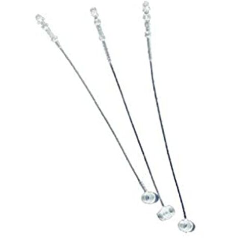 SIGEL ZB340 Lotto di 1000 fascette in Nylon antifurto, 12,5 cm, trasparente