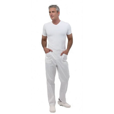Siggi Step One Unisex Hose weiß Art.-Nr. 01PA0210/02-0014 - 58 (EU) - Weiß